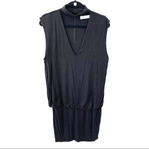 BAILEY 44 Dropped Waist Dress in Black Sz Large with Cut Outs.